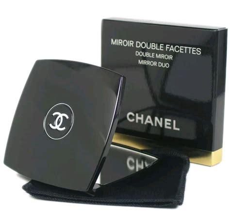 chanel white compact mirror|Chanel compact powder with mirror.